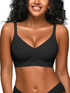 Wireless Jelly Bras for Women No Underwire Seamless Tshirt Bra S-2XL