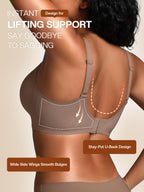 Wireless Jelly Bras for Women No Underwire with Support - S-2XL