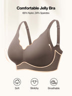 Wireless Jelly Bras for Women No Underwire with Support - S-2XL