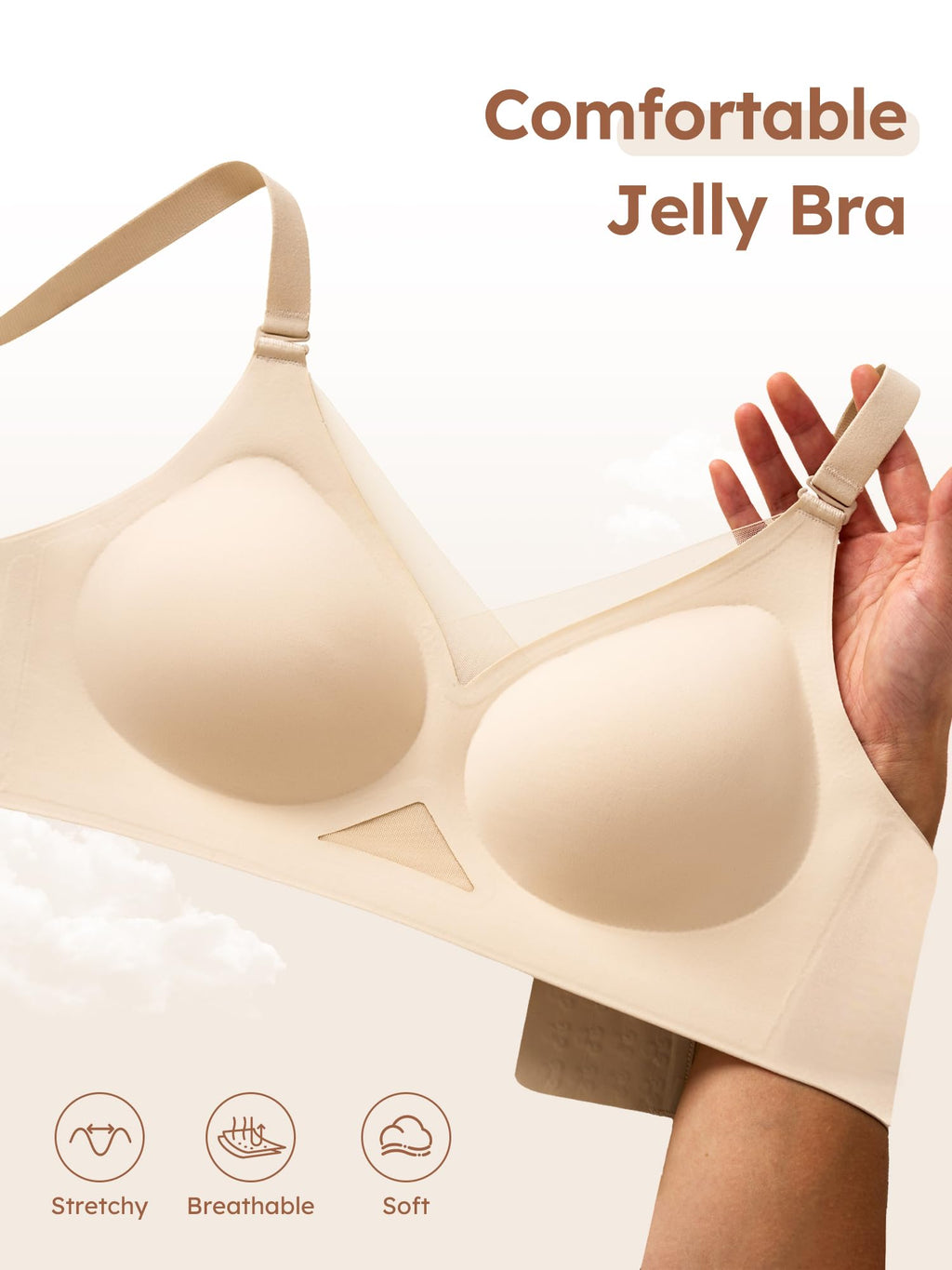 Wireless Bras for Women No Underwire Comfortable Seamless - S-3XL