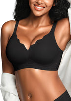 Wireless Jelly Bras for Women No Underwire with Support - S-2XL