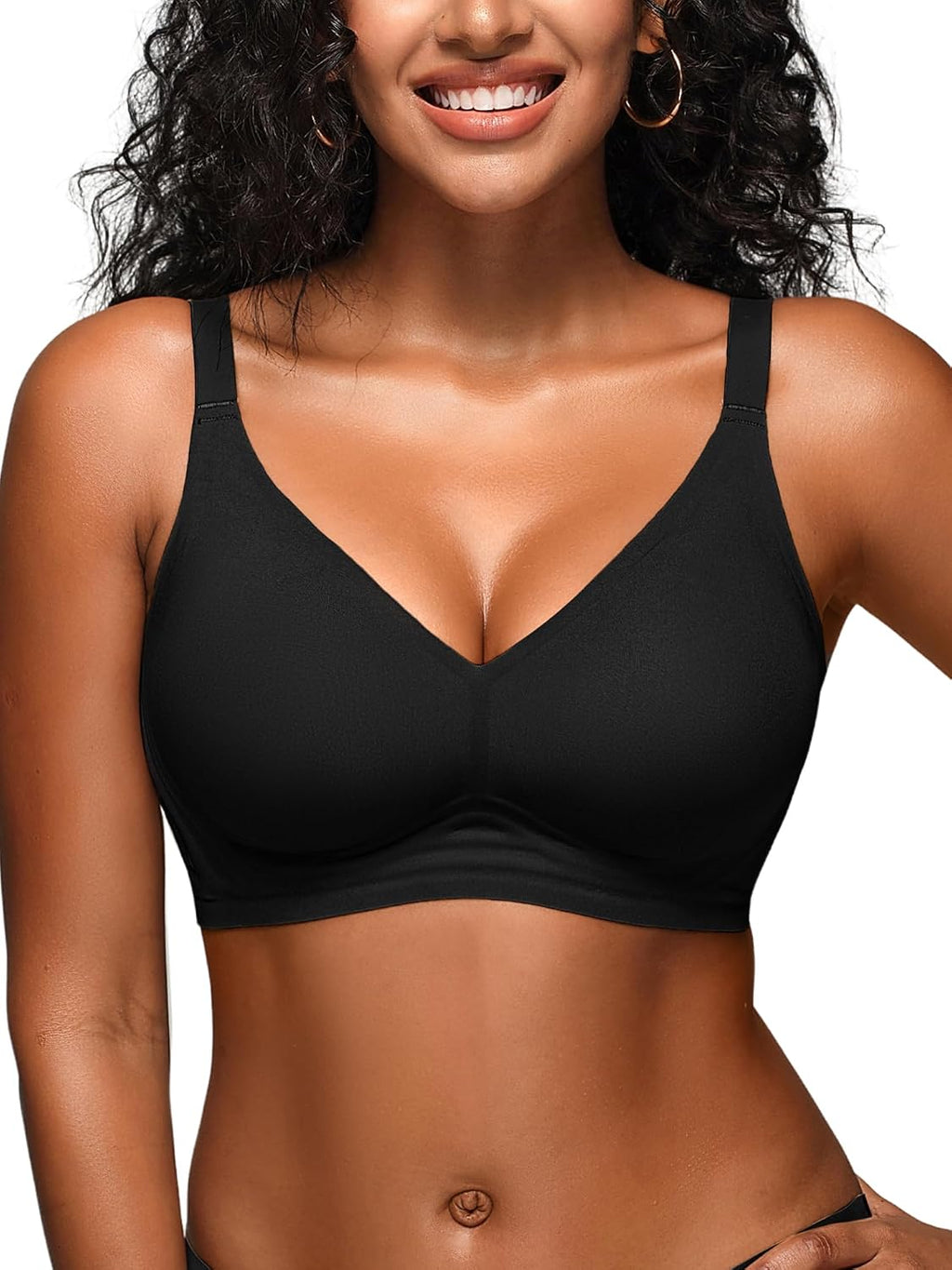 Seamless Comfortable Bras for Women with Jelly No Underwire - S-2XL