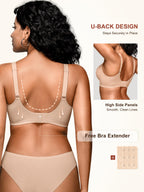 Seamless Comfortable Bras for Women with Jelly No Underwire - S-2XL