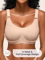 Wireless Bras for Women No Underwire Comfortable Seamless - S-3XL