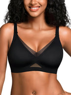 Wireless Bras for Women No Underwire Comfortable Seamless - S-3XL
