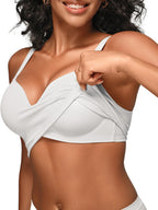 Wireless Bras for Women No Underwire with Support - S-3XL