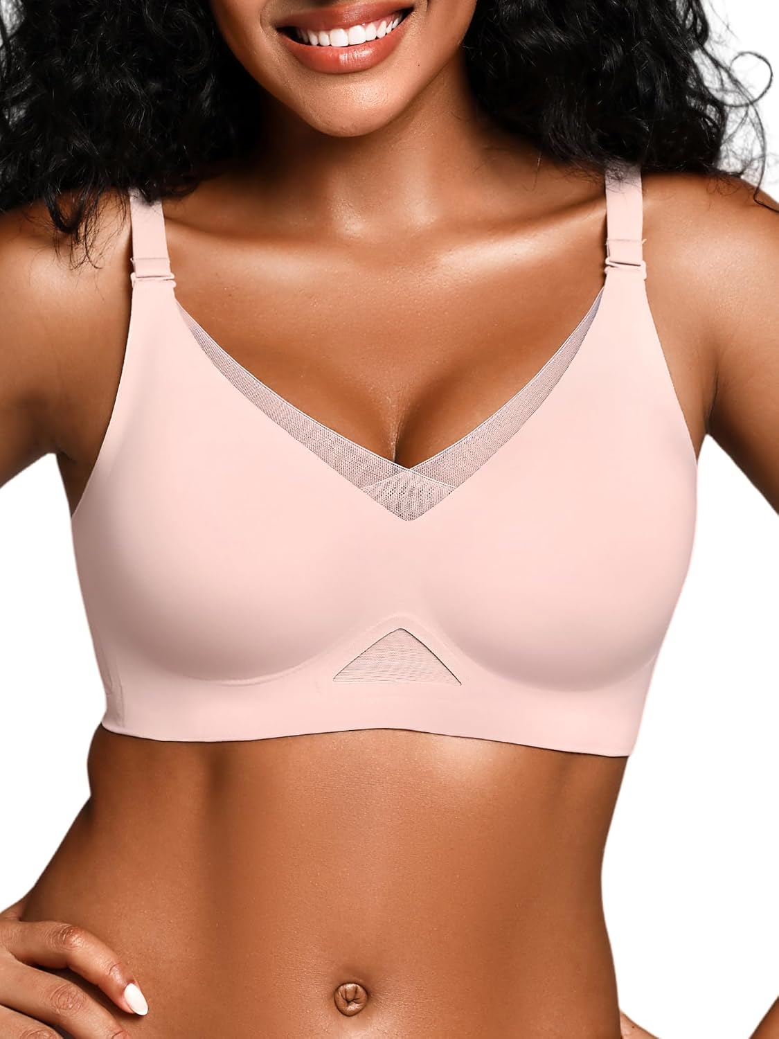 Wireless Bras for Women No Underwire Comfortable Seamless - S-3XL