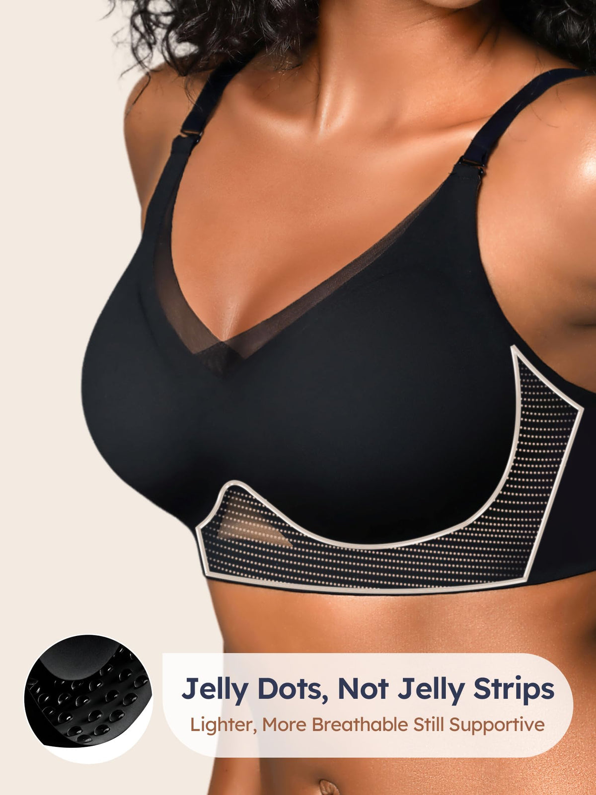Wireless Bras for Women No Underwire Comfortable Seamless - S-3XL