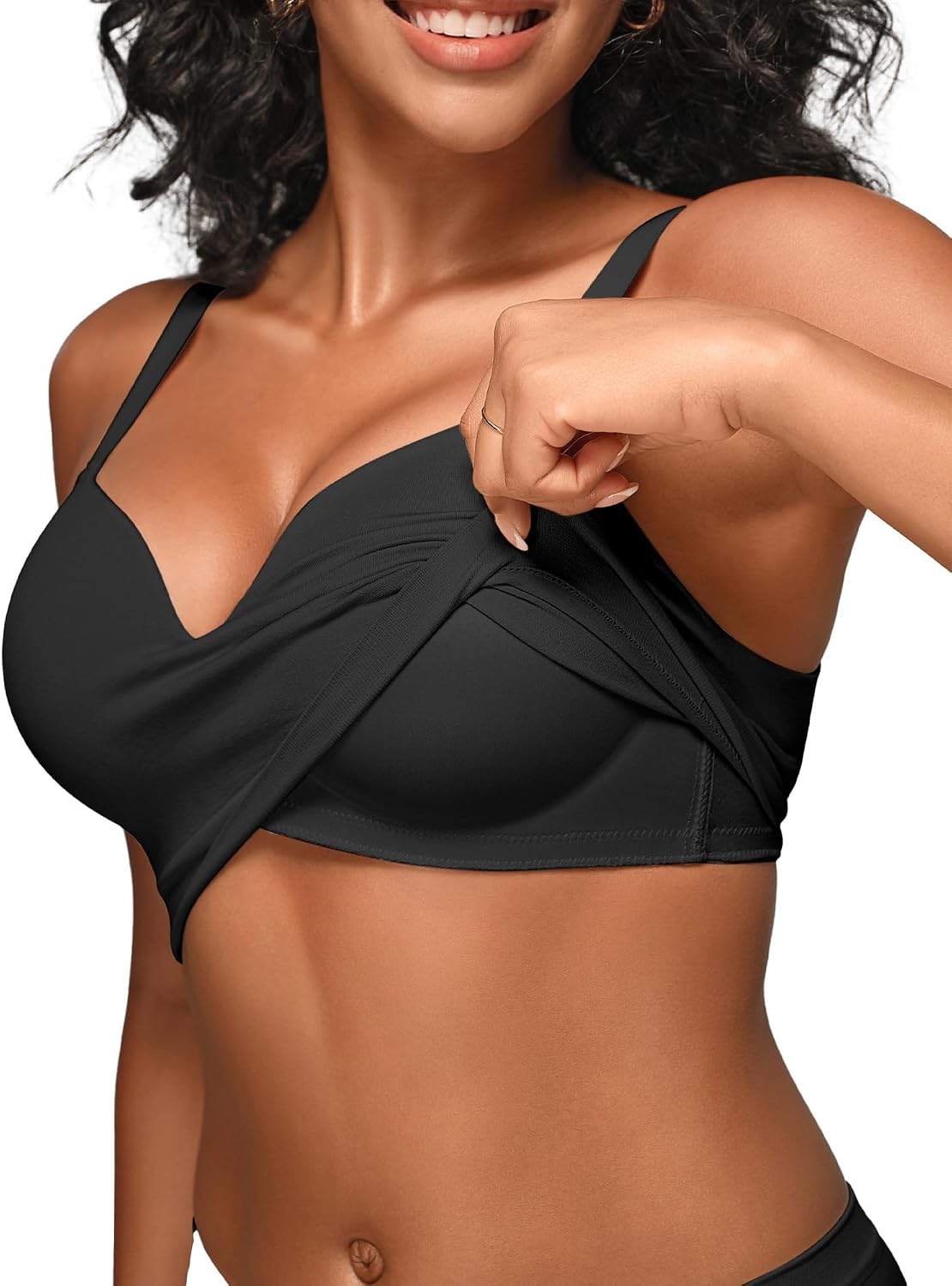 Wireless Bras for Women No Underwire with Support - S-3XL