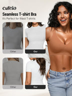 Seamless Comfortable Bras for Women with Jelly No Underwire - S-2XL