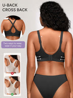 Wireless Bras for Women No Underwire with Support - S-3XL