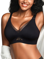 Wireless Bras for Women No Underwire Comfortable Seamless - S-3XL