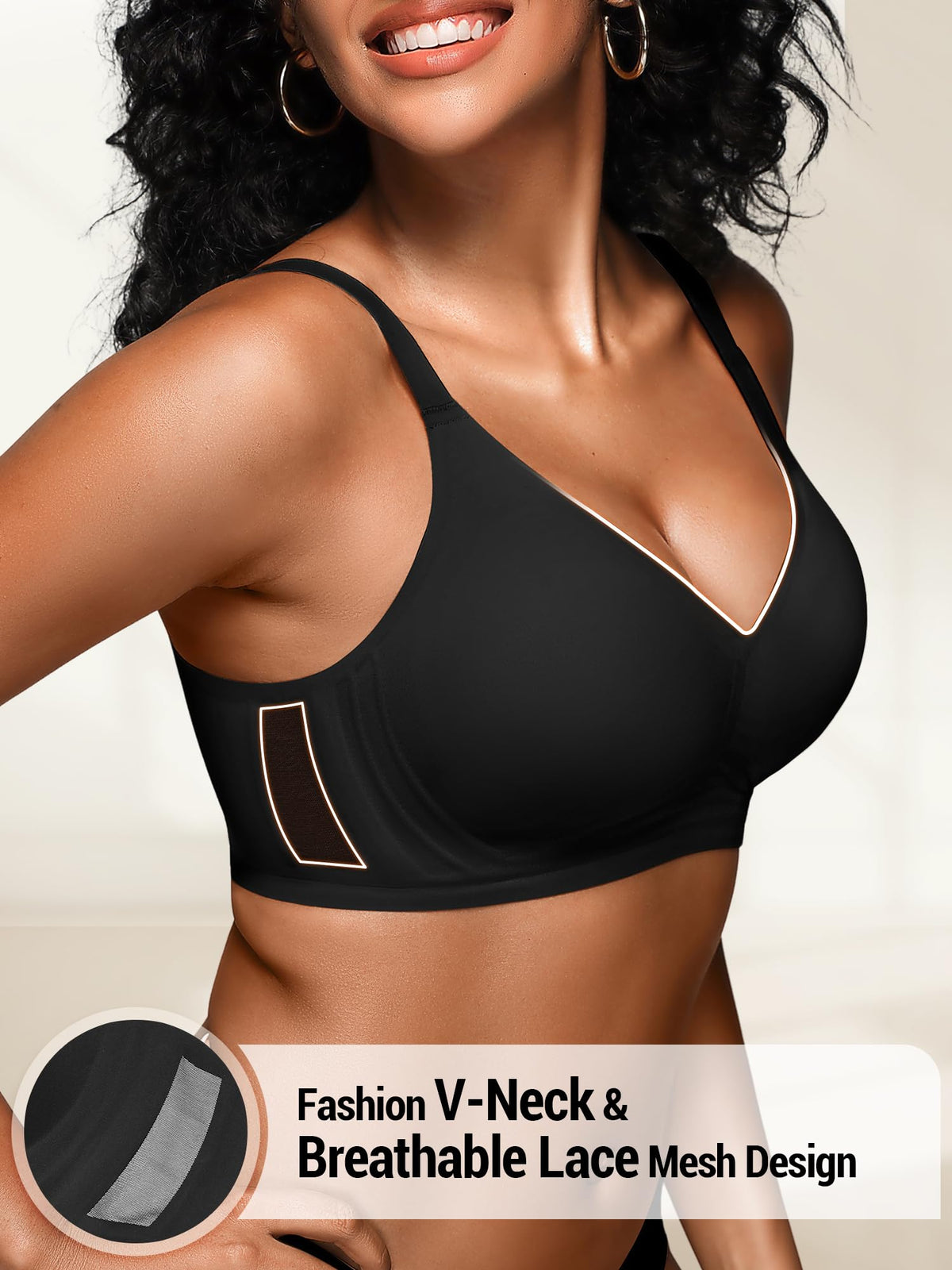 Seamless Comfortable Bras for Women with Jelly No Underwire - S-2XL