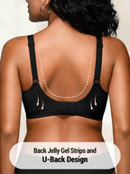 Seamless Comfortable Bras for Women with Jelly No Underwire - S-2XL