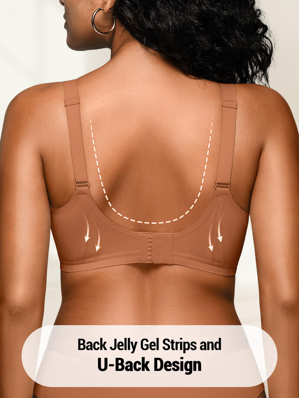 Seamless Comfortable Bras for Women with Jelly No Underwire - S-2XL