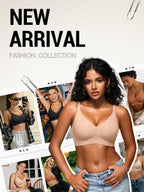 Seamless Comfortable Bras for Women with Jelly No Underwire - S-2XL