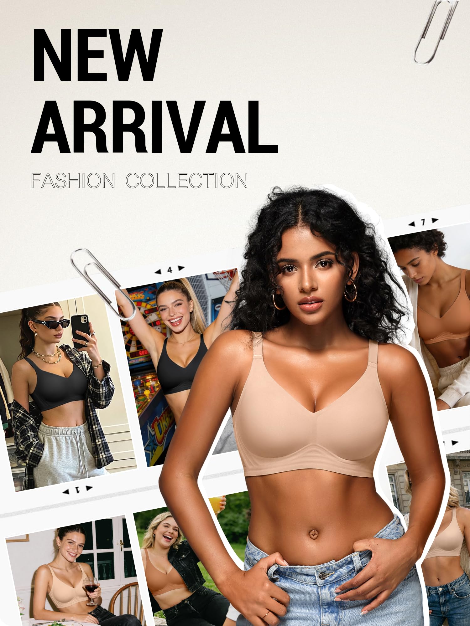Seamless Comfortable Bras for Women with Jelly No Underwire - S-2XL