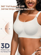 Wireless Bras for Women No Underwire Comfortable Seamless - S-3XL